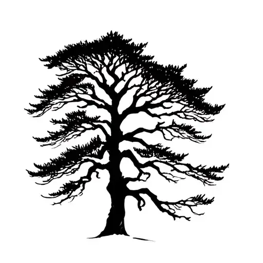 Tree Silhouette Winter