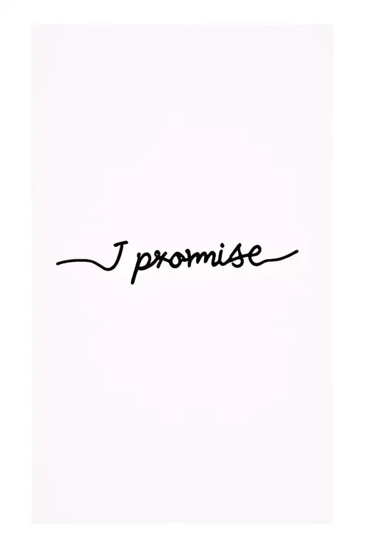 Quote 'I Promise'