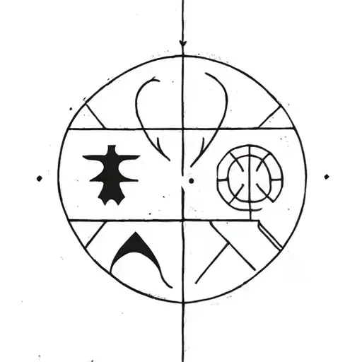 Berber Half Sleeve Tattoo Featuring Iconic Symbols