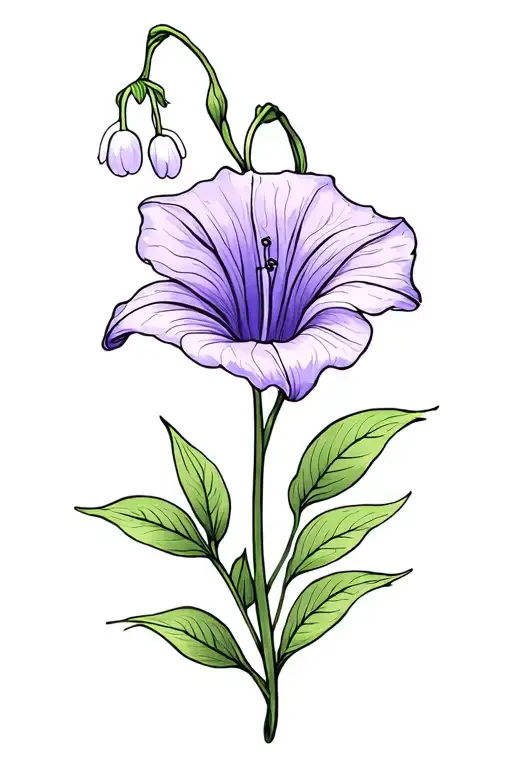 Morning Glory Violet Lilly Of The Valley
