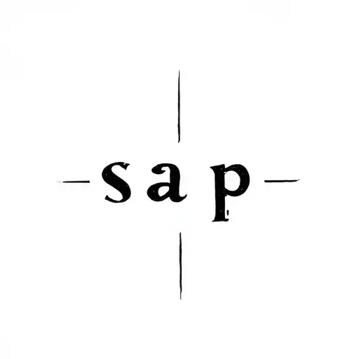 Initials S A P Letter