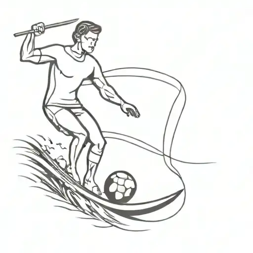 Surfing With Football