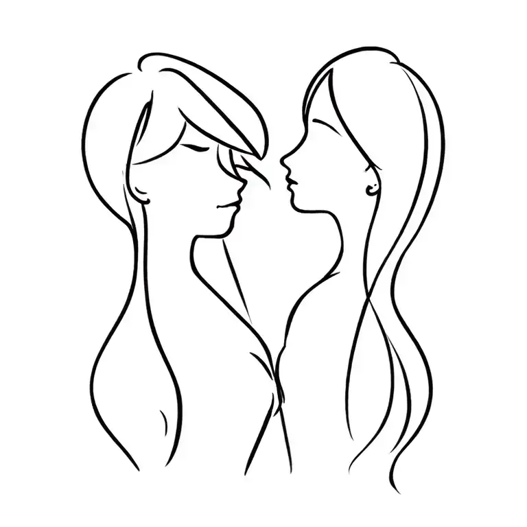 2 Sister 1 Brother Matching