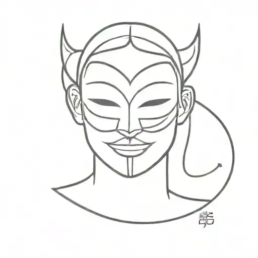 Wearing A Mask To Be Happy