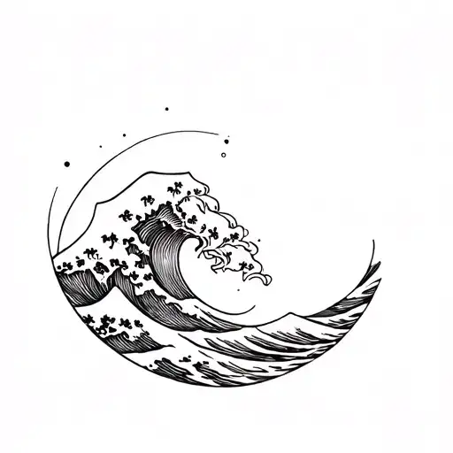 Wave And Rock Inspired