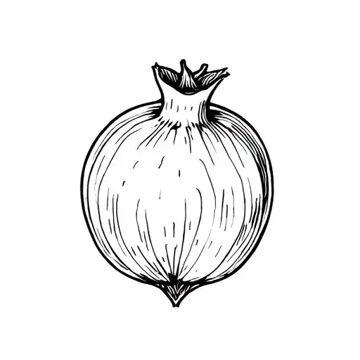 Pomegranate Lineart