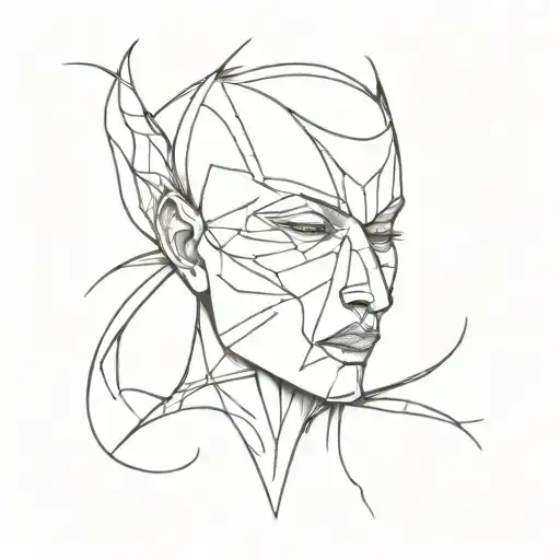 Trickster's Face Mouth Sewn Up With Threads