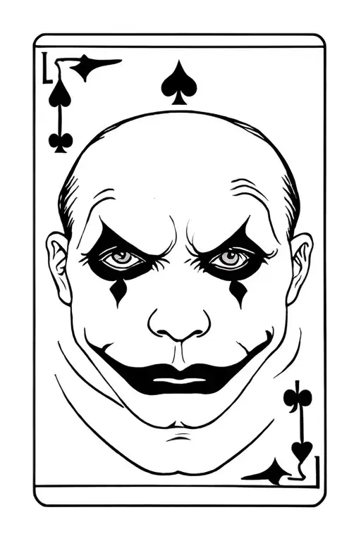 Joker Card Tarot 9 Senior