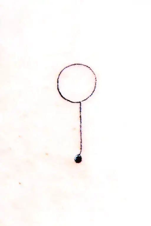 Matchstick That Looks Like A Semi Colon Incorporated