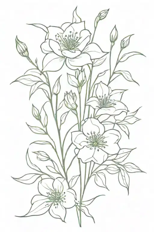 Boquet Containing A Mixture