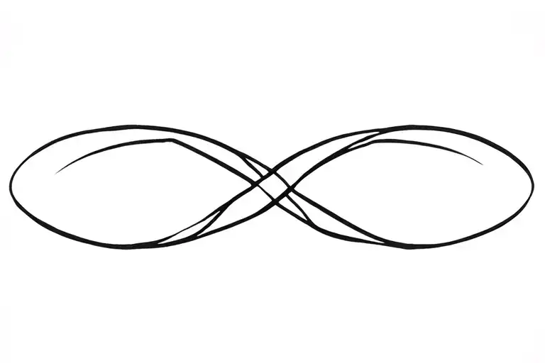 Infinity Symbol Intertwined Around Arm