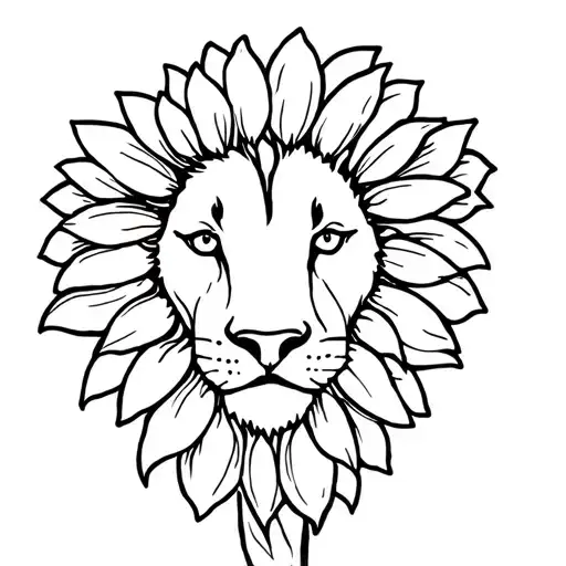 Lion Sunflowers Delicate