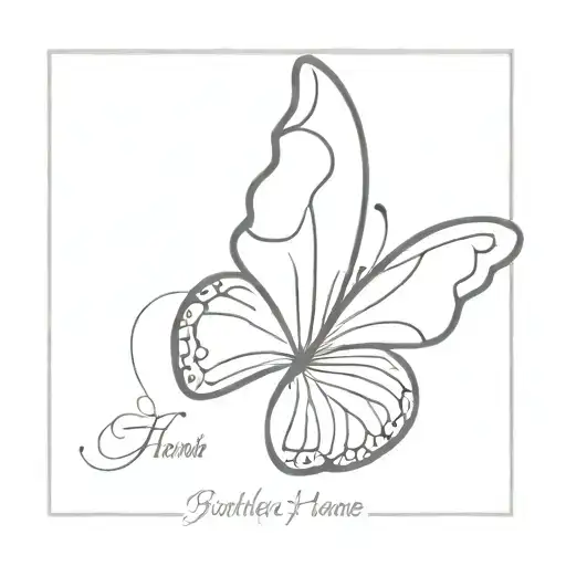 Butterfly Name Footprint