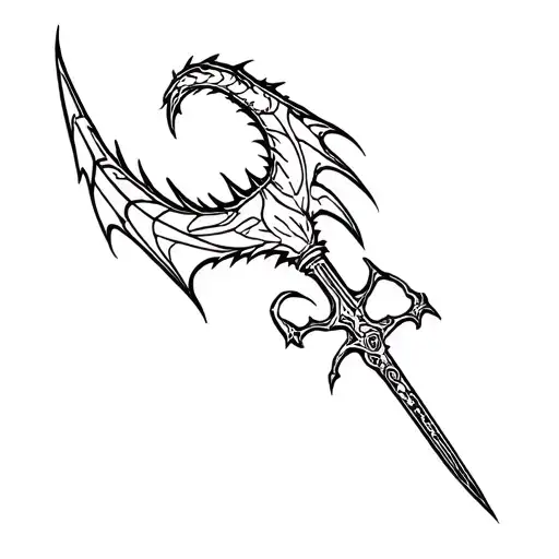 Can You Create A Tattoo Of A Creature Who Can Create Anytype Of Weapon Be They Fictional Or Mythical