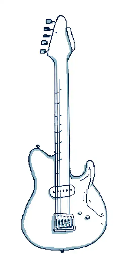 Guitar Pixelart
