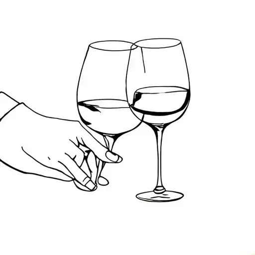 Grandpa And I Klein Two Glasses In My Hand