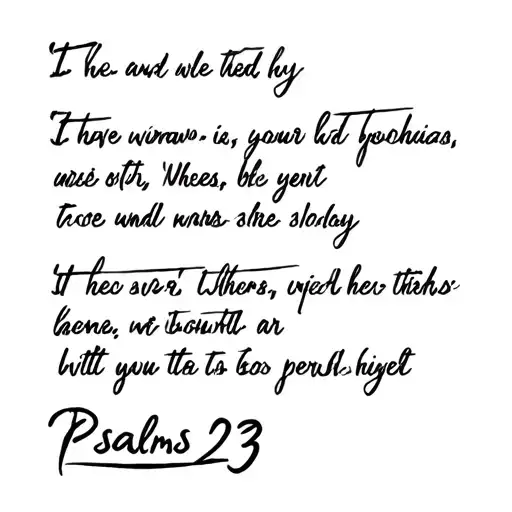 Psalms 23 Verse