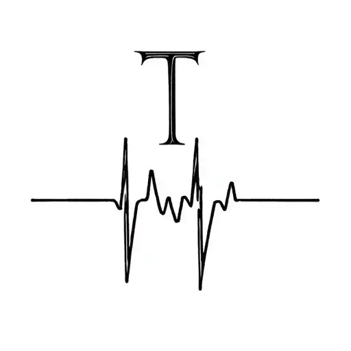 Letter T And Letter N Electrocardiogram