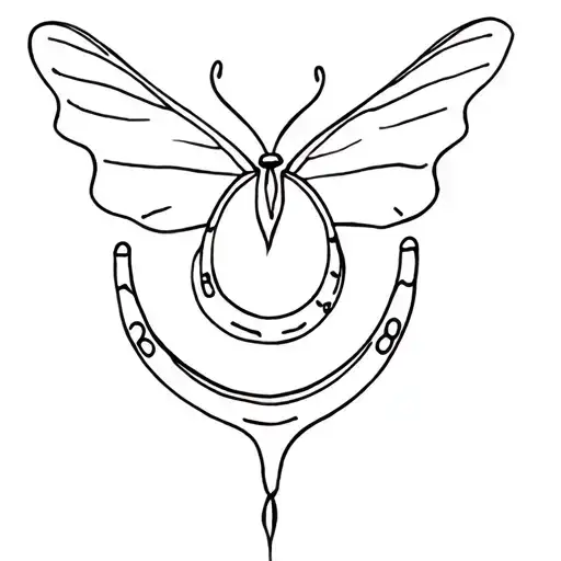 Horse Shoe & Butter Fly