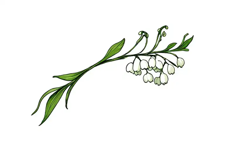 Lily Of The Valley And Hineysuckle