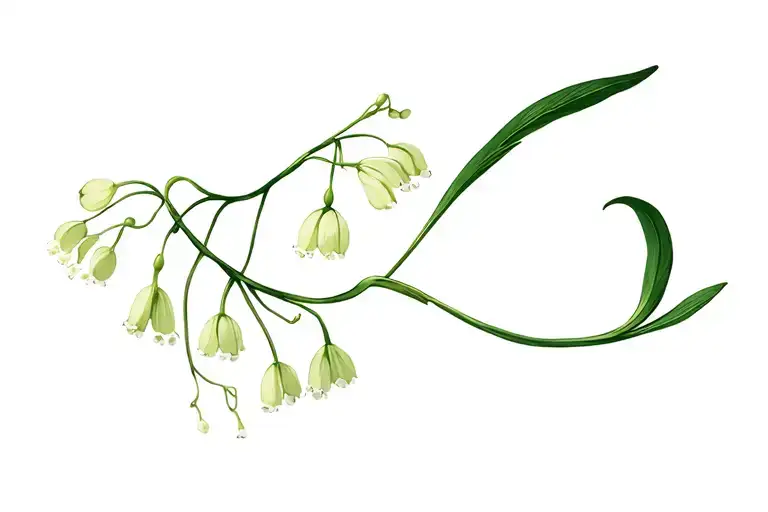 Lily Of The Valley And Honeysuckle Flowers