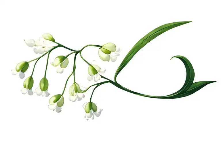 Lily Of The Valley And Honeysuckle Flowers