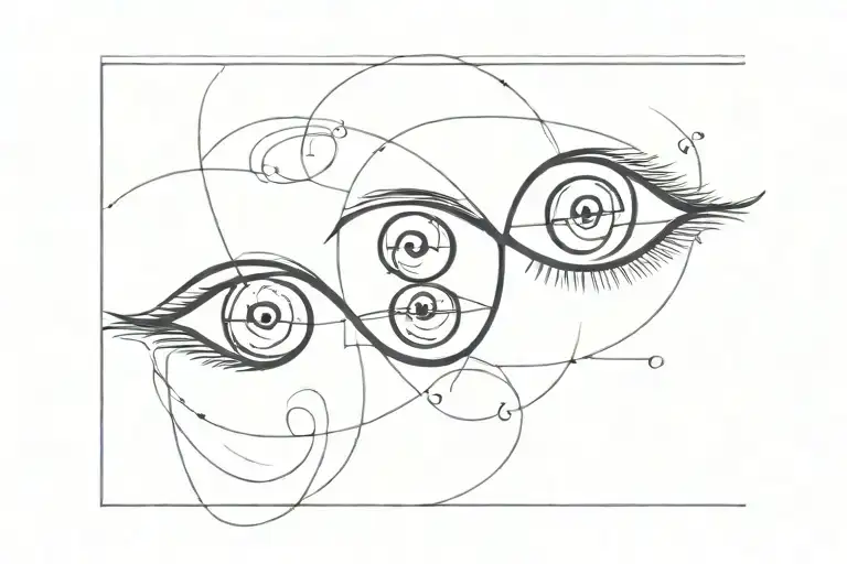 2 Eyes In A Black Frame