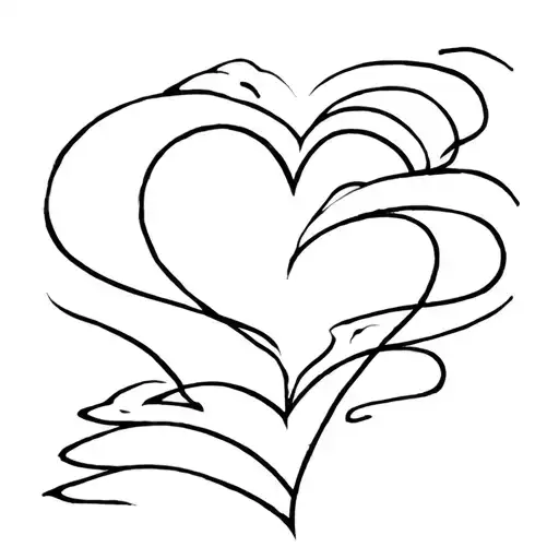 Heart And Wave Crashing