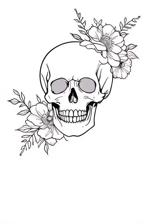 Floral Skull