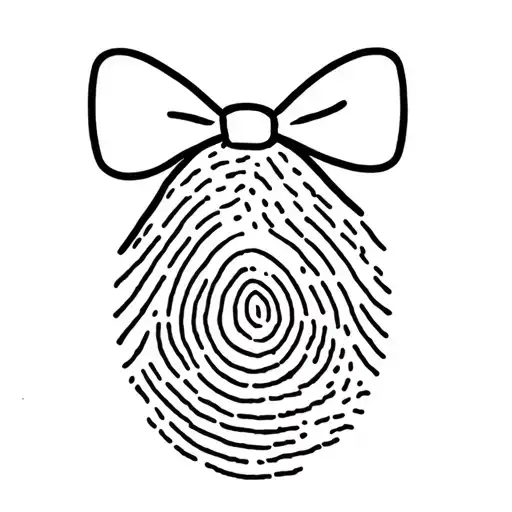 Fingerprint With Bow