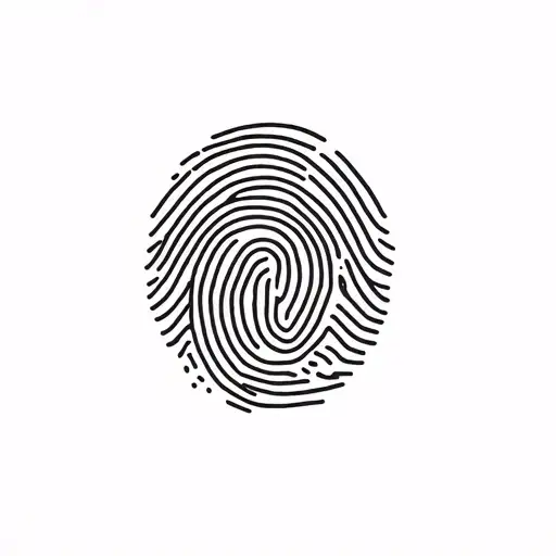 Fingerprint With Bow Their Heads
