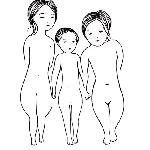 3 Baby Girls And 1 Boy