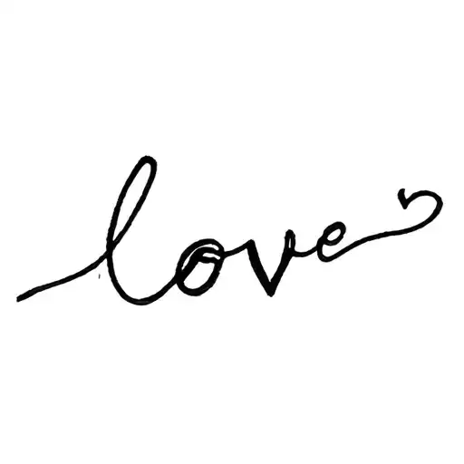 Giri Word 'Love' Written