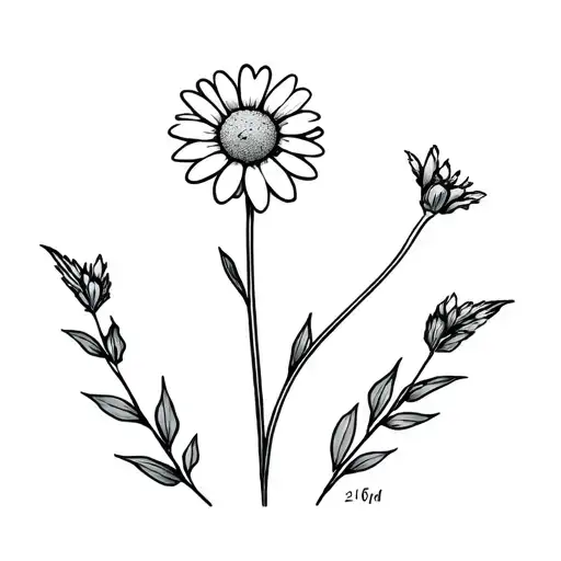 Potato Growing A Daisy Flower