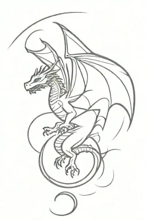 Dragon Flying