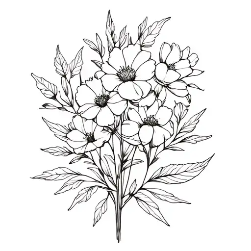 Birth Flower Bouquet