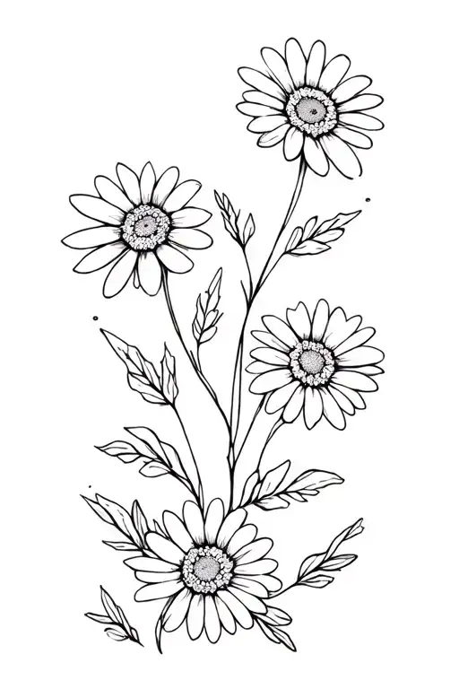 Daisy Flowers Sea Animal