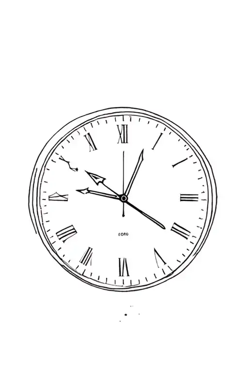 A Representation Of A Writer And Time Items With Some Details