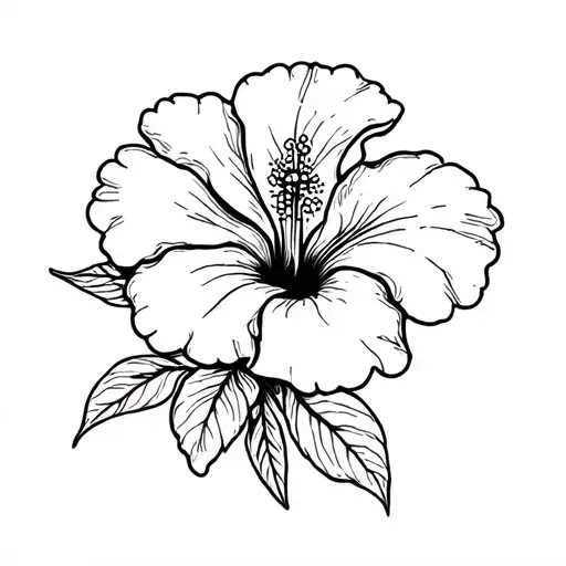 Detailed Hibiscus Flower
