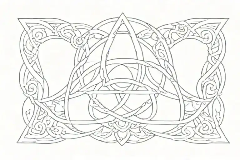 Upside Down Triquetra