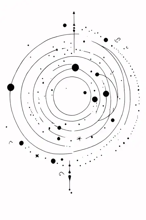 Solar System And Milky Way