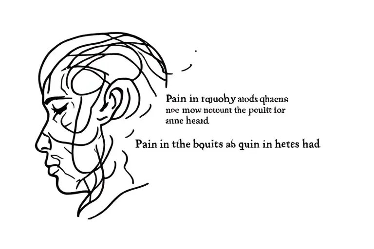 Pain In The Body Quiets Pain In The Head Words