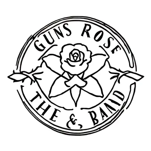 Guns And Roses The Band Logo