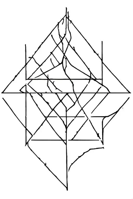 Tree With 4 Overlapping Triangles Connected