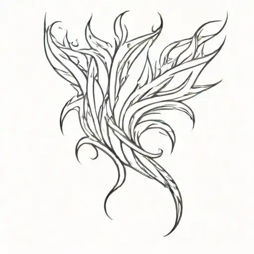 A Single Line Of Flame