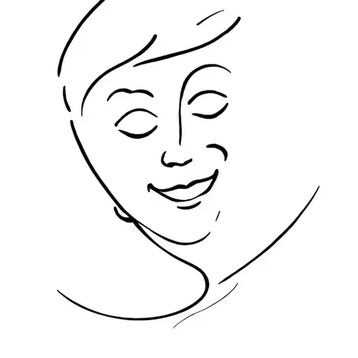 Falling Man Smiling Face