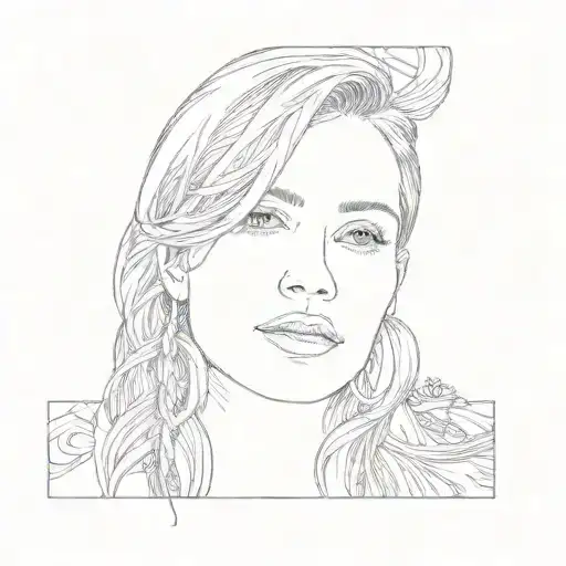 A Woman With Blond Hair