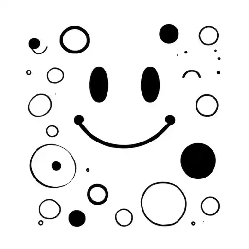 Smiley Acid Minimal Techno Inspired Patterns
