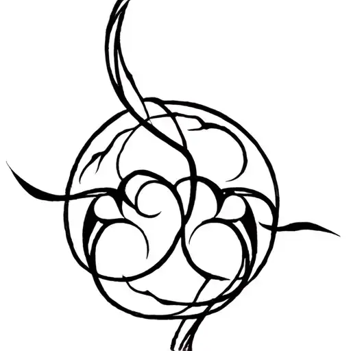 Oshun And Ogun Sigil Intertwined