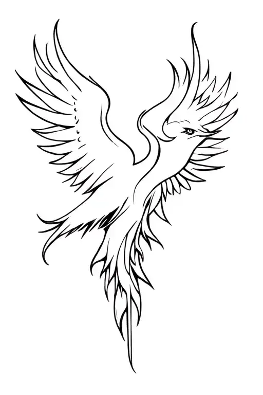 Phoenix Rising From The Ashes